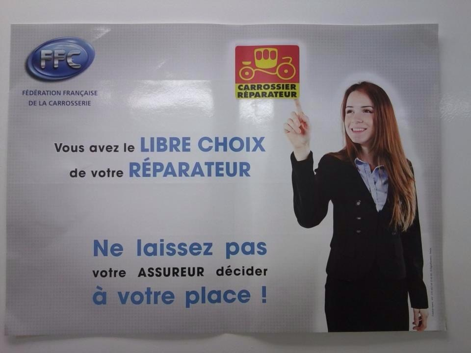 Libre choix de votre réparateur 